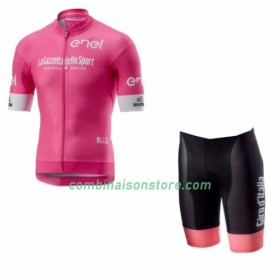 Femme Combinaison Cycliste Rose + Cuissard 2018 Tour d'Italie